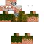 Minecraft skin texture, 64x64 pixels