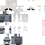 Minecraft skin texture, 64x64 pixels
