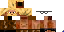 Minecraft skin texture, 64x32 legacy pixels