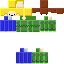 Minecraft skin texture, 64x64 pixels