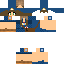Minecraft skin texture, 64x64 pixels