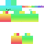 Minecraft skin texture, 64x64 pixels