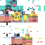 Minecraft skin texture, 64x64 pixels