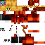 Minecraft skin texture, 64x64 pixels
