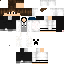Minecraft skin texture, 64x64 pixels