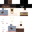 Minecraft skin texture, 64x64 pixels