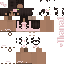 Minecraft skin texture, 64x64 pixels