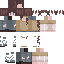 Minecraft skin texture, 64x64 pixels