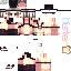 Minecraft skin texture, 64x64 pixels