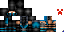 Minecraft skin texture, 64x32 legacy pixels