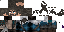 Minecraft skin texture, 64x32 legacy pixels