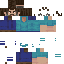 Minecraft skin texture, 64x64 pixels