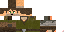 Minecraft skin texture, 64x32 legacy pixels