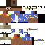 Minecraft skin texture, 64x64 pixels