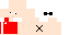 Minecraft skin texture, 64x32 legacy pixels