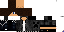 Minecraft skin texture, 64x32 legacy pixels