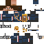 Minecraft skin texture, 64x64 pixels