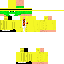 Minecraft skin texture, 64x64 pixels