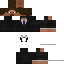 Minecraft skin texture, 64x64 pixels