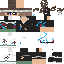 Minecraft skin texture, 64x64 pixels