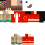 Minecraft skin texture, 64x64 pixels