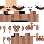 Minecraft skin texture, 64x64 pixels