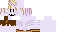Minecraft skin texture, 64x32 legacy pixels