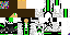 Minecraft skin texture, 64x32 legacy pixels