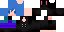Minecraft skin texture, 64x32 legacy pixels