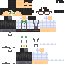 Minecraft skin texture, 64x64 pixels