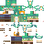 Minecraft skin texture, 64x64 pixels