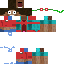 Minecraft skin texture, 64x64 pixels