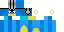 Minecraft skin texture, 64x32 legacy pixels