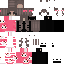 Gray Minecraft skin texture, 64x64 pixels