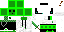 Minecraft skin texture, 64x32 legacy pixels