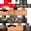Minecraft skin texture, 64x64 pixels