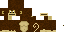 Minecraft skin texture, 64x32 legacy pixels
