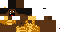Minecraft skin texture, 64x32 legacy pixels