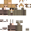 Minecraft skin texture, 64x64 pixels