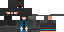 Minecraft skin texture, 64x32 legacy pixels