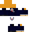 Classic Minecraft skin texture, 64x64 pixels