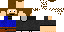 Minecraft skin texture, 64x32 legacy pixels