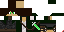 Minecraft skin texture, 64x32 legacy pixels