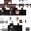 Minecraft skin texture, 64x64 pixels