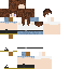 Minecraft skin texture, 64x64 pixels