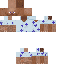 Minecraft skin texture, 64x64 pixels