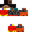 Minecraft skin texture, 64x64 pixels