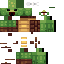 Minecraft skin texture, 64x64 pixels
