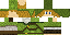Minecraft skin texture, 64x32 legacy pixels