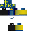 Minecraft skin texture, 64x64 pixels
